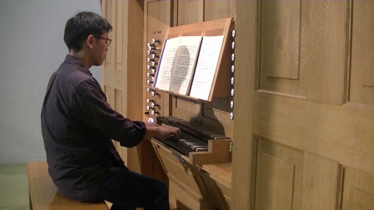 Fuge C-Dur BWV846, Das wohltemperierte Klavier I, J.S.Bach,Pipeorgan
