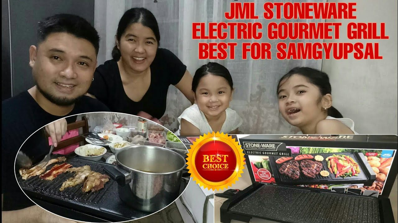 JML STONEWARE ELECTRIC GOURMET GRILL | BEST FOR SAMGYUPSAL | UNBOXING + REVIEW