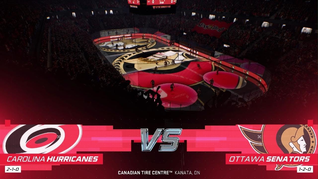 NHL 26 - Hurricanes at Senators (Eastern Conference rd 1 game 4) - PS5 gameplay