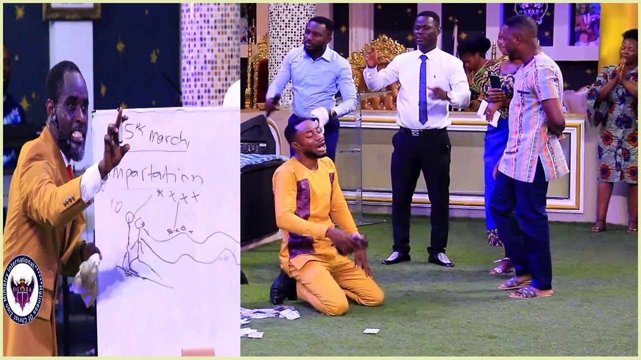 Young prophet weeps uncontrollably as Dr. Ogyaba narrates and deeply explains his Dream