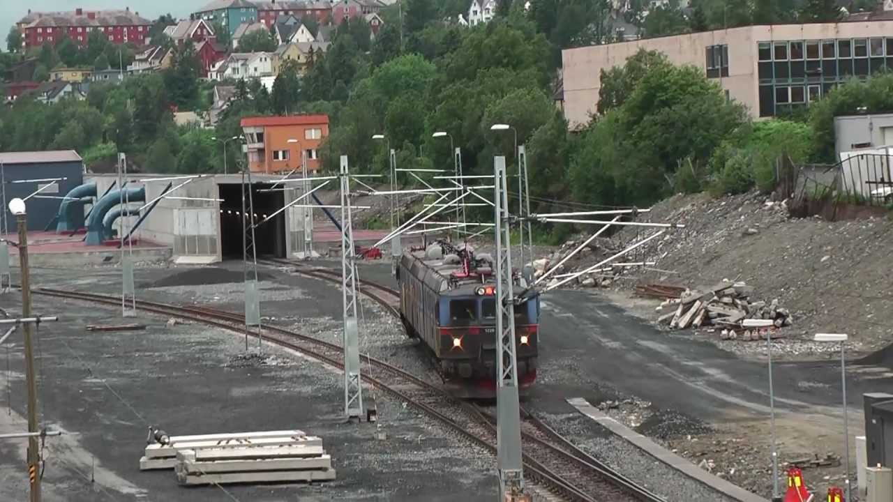 Norwegian trains vol 2 LKAB locomotives at Narvik.mp4