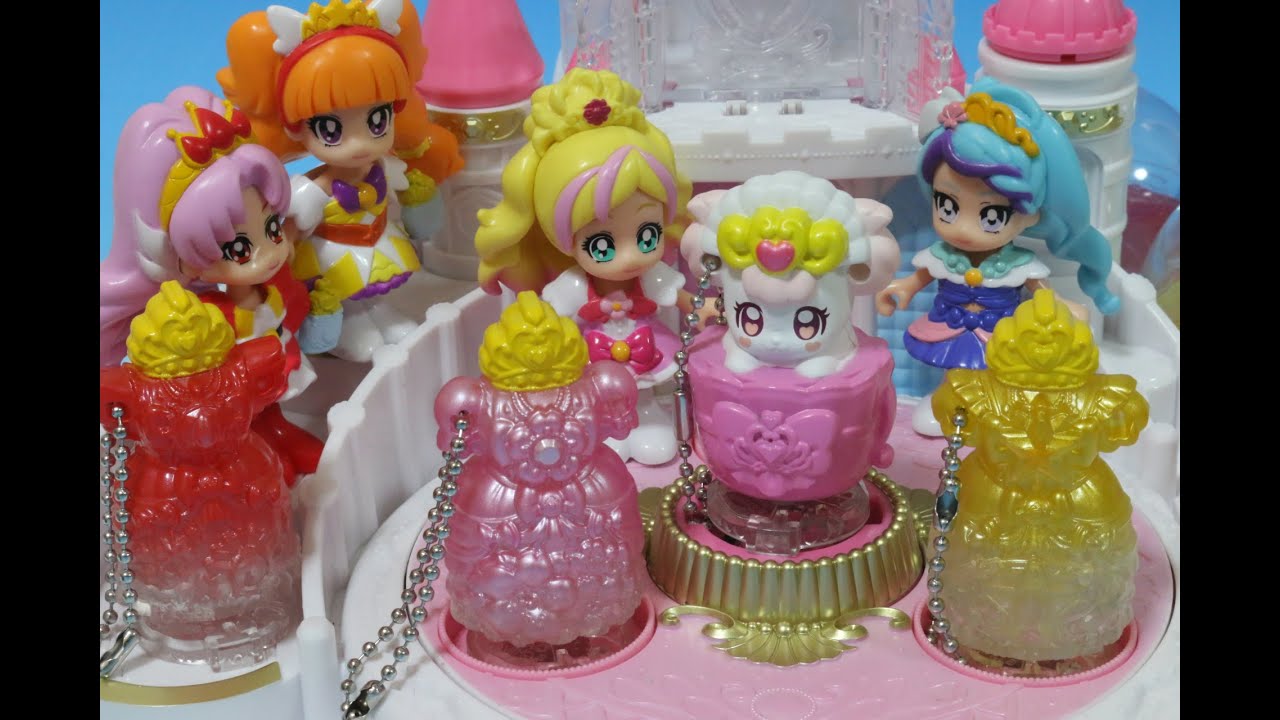 プリキュア ドレスアップキー キーチェーン 全4種 ガシャポン プリンセスパレス パフューム スカーレットバイオリン ロッド アニメ Pretty Cure toy