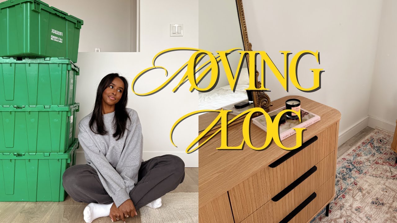 moving into my *dream* apartment!! 🏡🤍 empty apartment tour, packing, moving vlog ep 1.