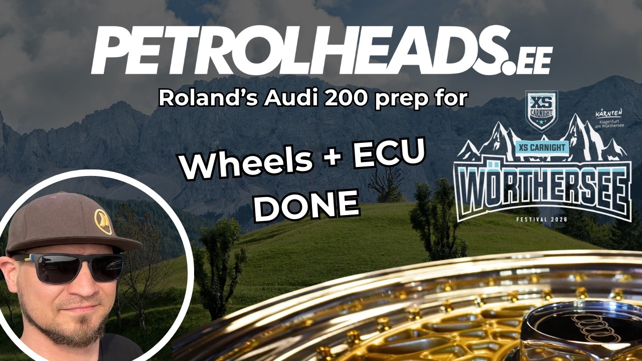Audi 200 20v prep for Wörthersee Festival EP2 Wheels & ECU done!