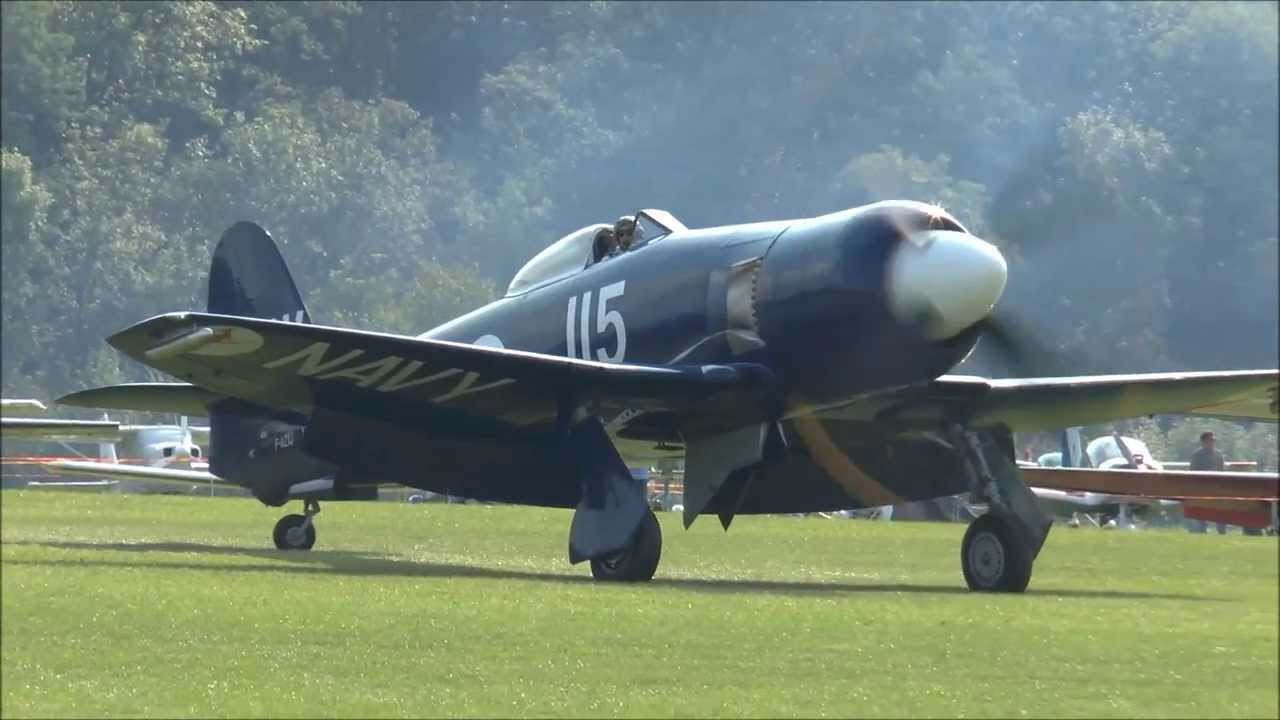 Hawker Sea Fury incredible display Hahnweide 2013