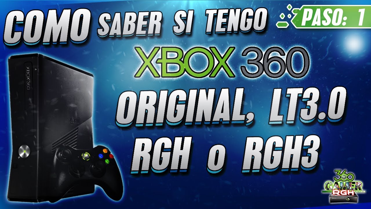 Como saber si tengo una XBOX 360 original o modificada