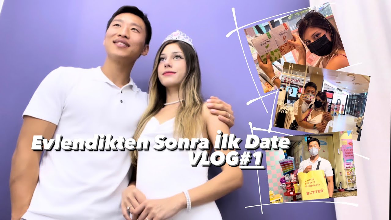 Evlendikten sonra Kore’de ilk date (GÜNLÜK VLOG#1)