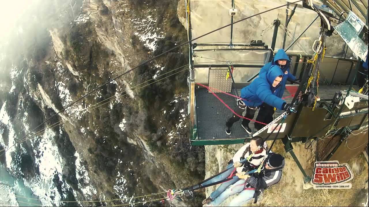 Our Honeymoon Adventure: Shotover Canyon Swing - World's Highest Cliff Jump