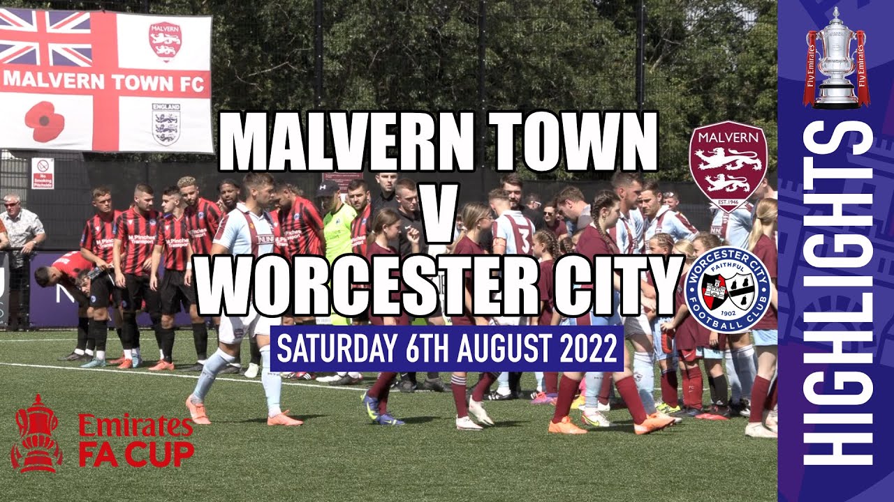 Malvern Town 2 Worcester City 1 #emiratesfacup