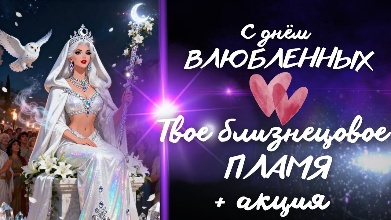 С 14 Февраля 🍒 Твое БЛИЗНЕЦОВОЕ ПЛАМЯ 🔥 ТВОЙ БУДУЩИЙ МУЖ + акция!