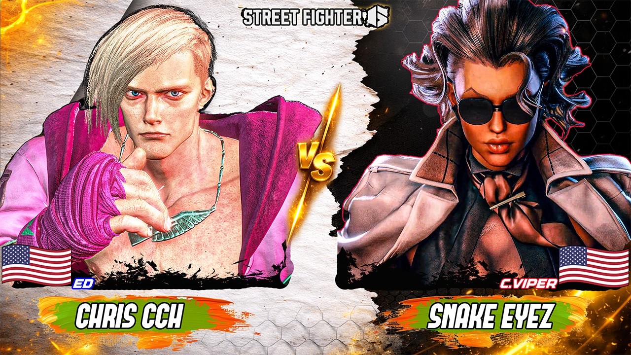 SF6 🔥 ChrisCCH (ED)  vs  Snake Eyez (C.Viper) 🎮 Street Fighter 6 High-Level Gameplay