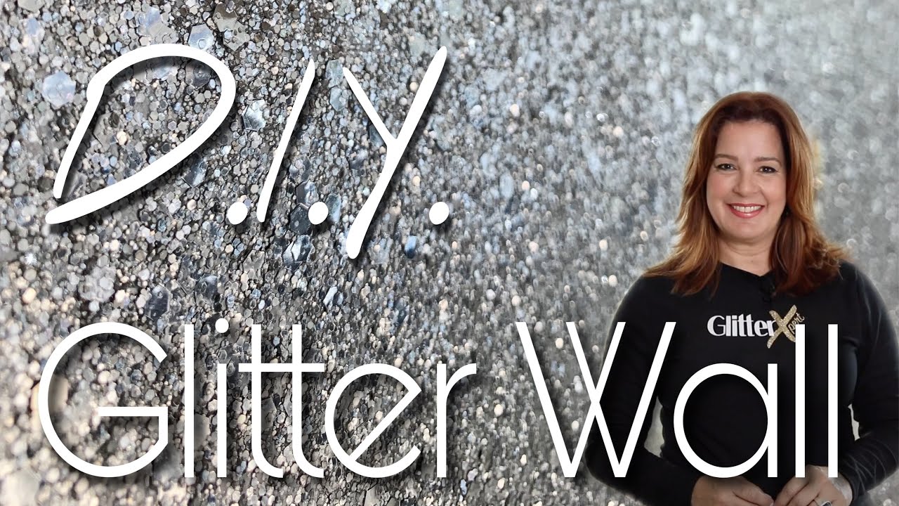 Glitter Paint for Walls DIY Tutorial | Acabado Glamour GlitGlaze by GlitterXpert
