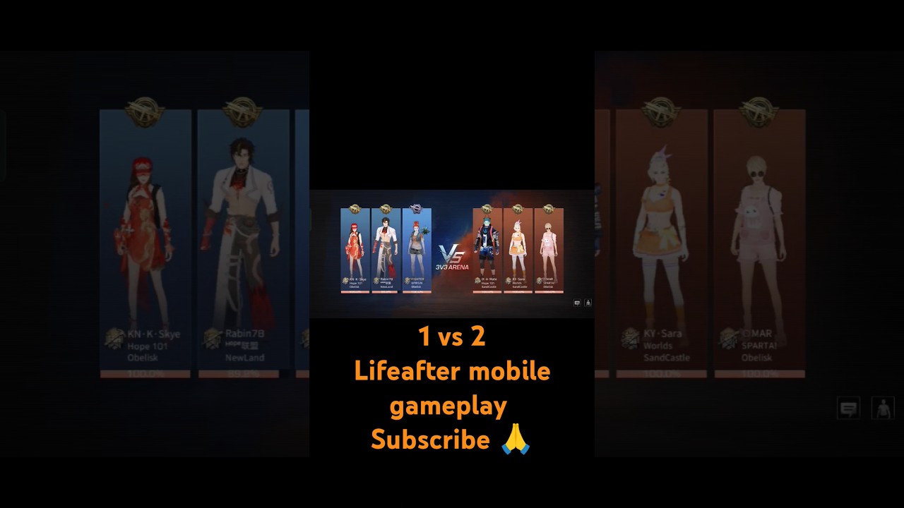 Lifeafter mobile| Training arena| 