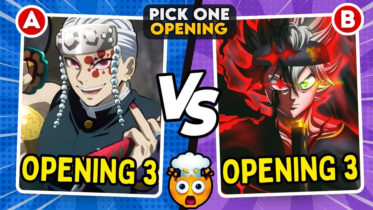 🔥 THIRD Anime Openings Battle! 🎶 Can YOU Pick the Best One? | Anime Quiz!