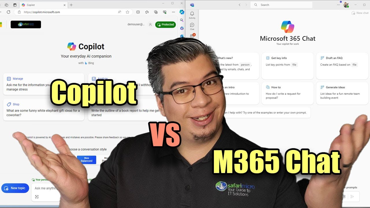 Copilot vs M365 Chat | Copilot for Microsoft 365 Series