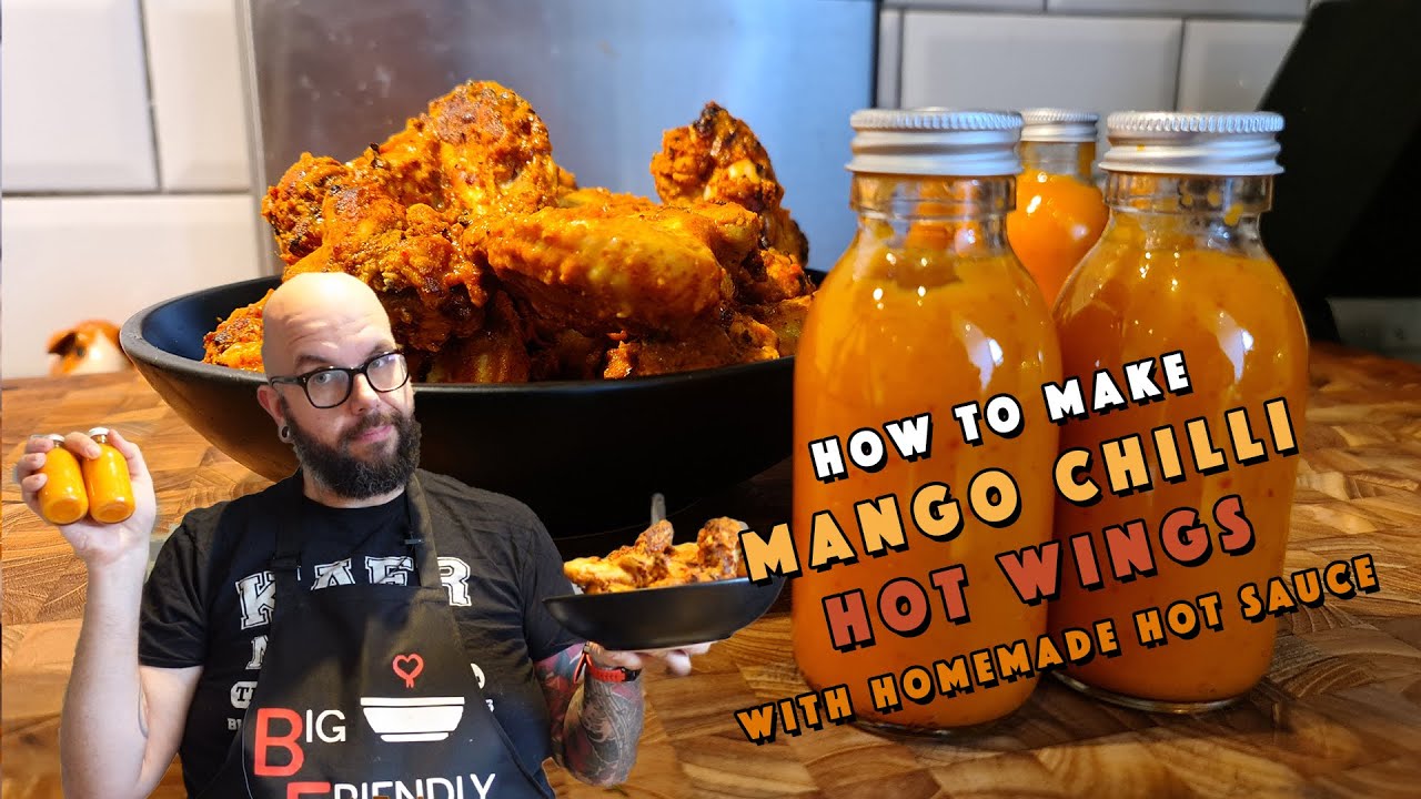 How to make MANGO CHILLI Hot Wings | Homemade Mango Chilli Sauce Reciple