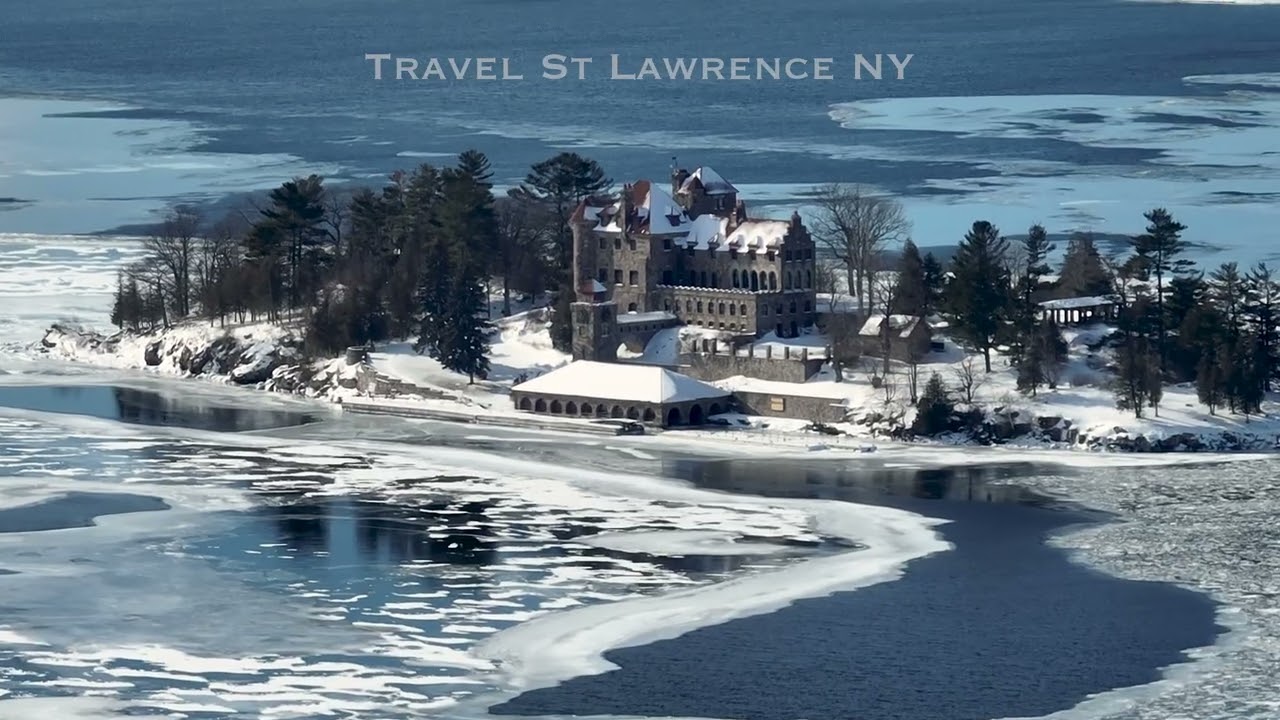 Singer Castle on Dark Island off of Chippewa Bay and Blind Bay, New York on the St. Lawrence River.