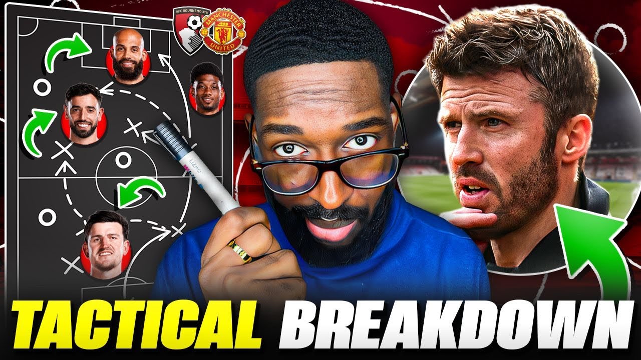 MAN UTD ROBBED BY TERRIBLE REF…  CARRICK COACHED A WIN ( TACTICAL BREAKDOWN)