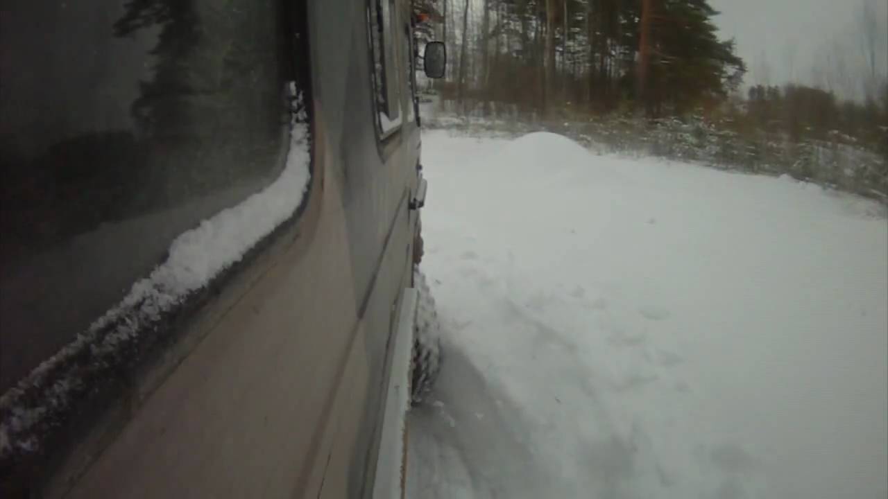 Volvo Valp i snön 720p 60 fps