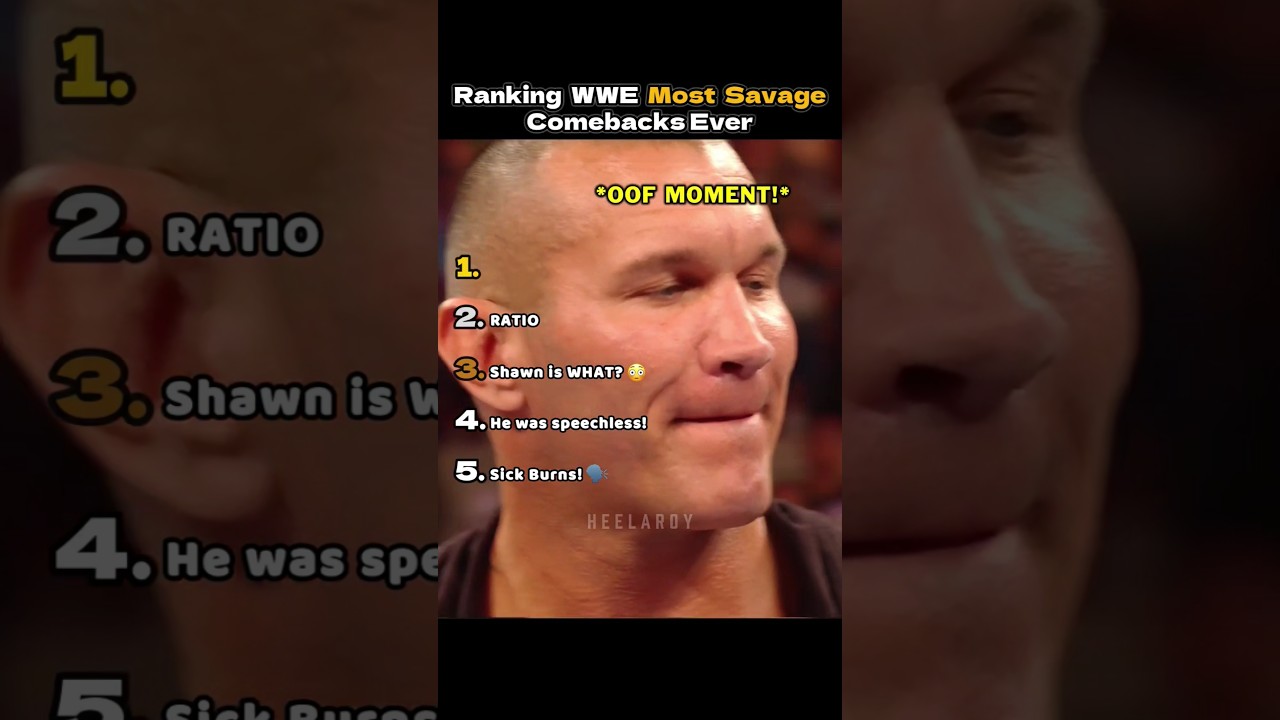 Most Savage Comebacks Ever In WWE! 🔥