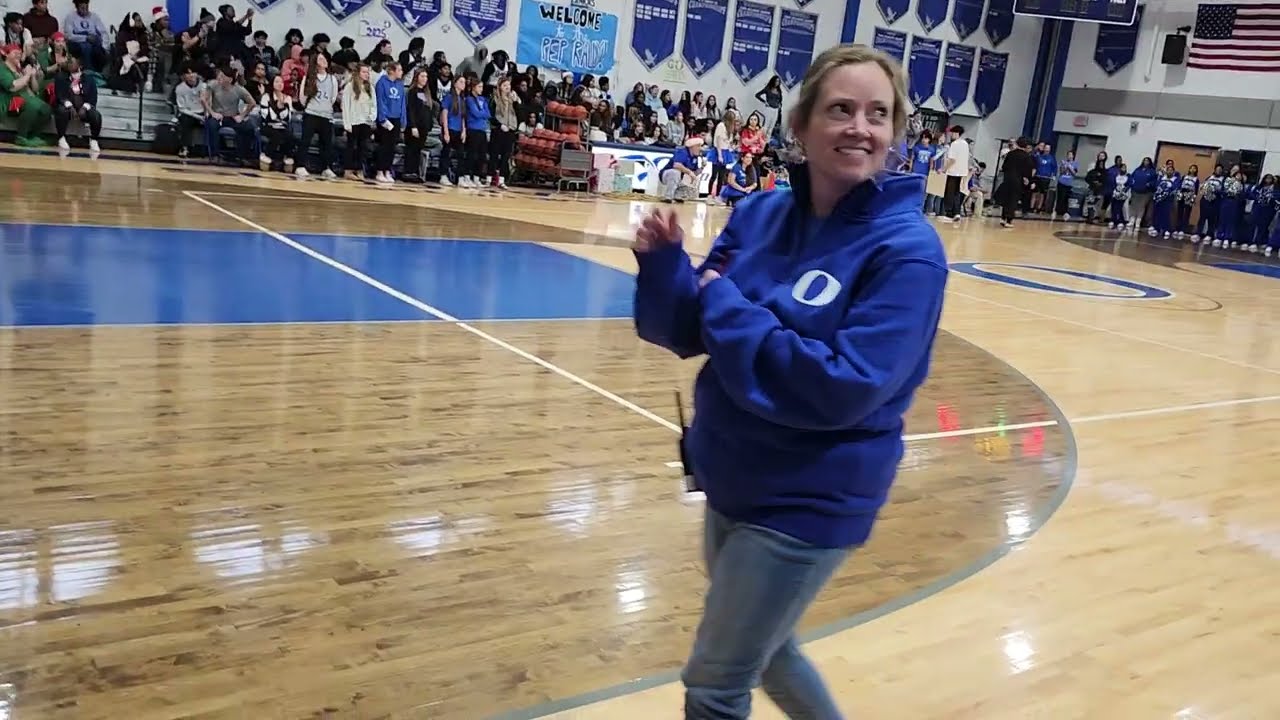 The Winter Pep Rally At Oakcrest High School