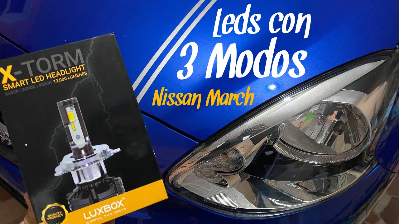Leds Principales con 3 Modos X-TORM LuxBox | Nissan March