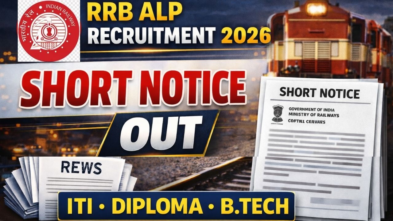 Railway ALP की नई भर्ती 2026, 11127 Posts, Railway New Recruitment 2026, ITI Pass #itijobs #rrbjobs