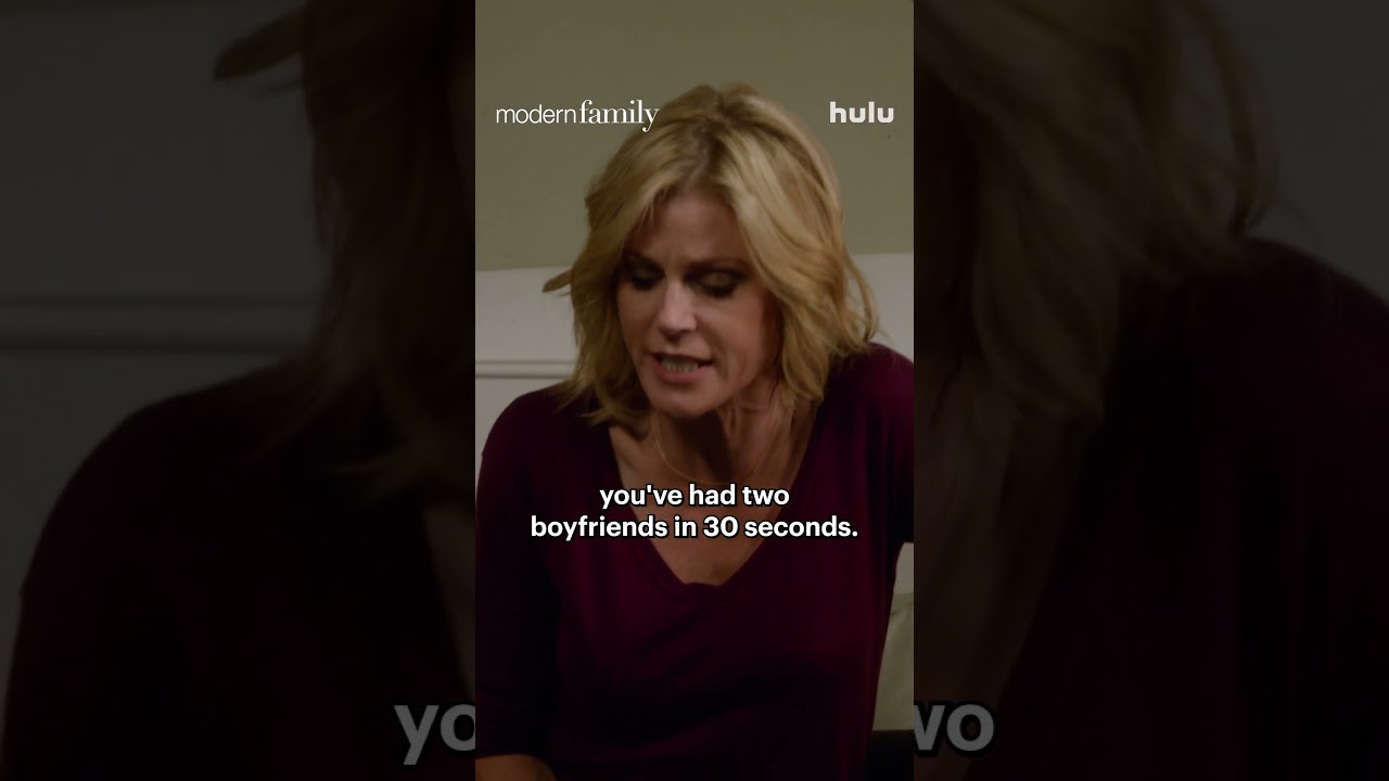 Is this boyfriend... real? 😂 #ModernFamily #JulieBowen #Hulu