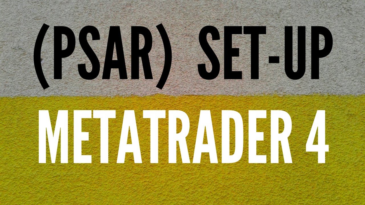 How To Set Up Parabolic Stop and Reversal (PSAR) in MetaTrader 4?