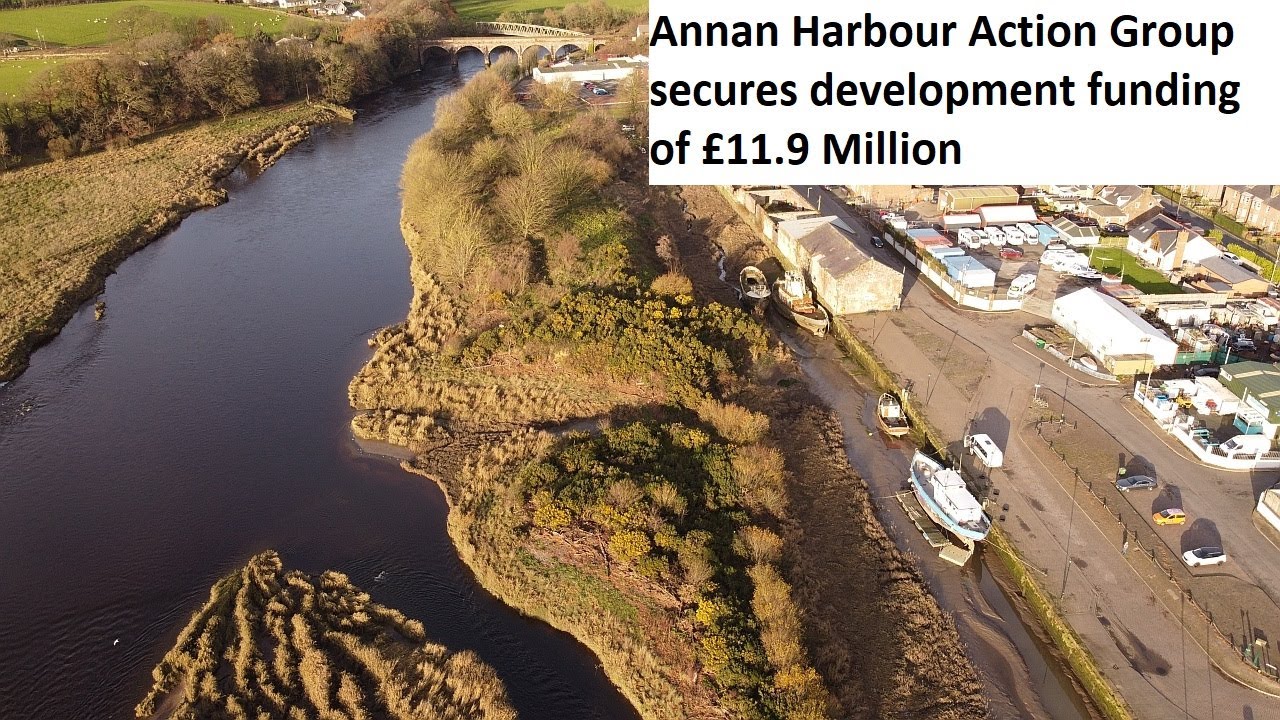 Annan Harbour Action Group secures substantial funding to redevelop Annan Harbour.