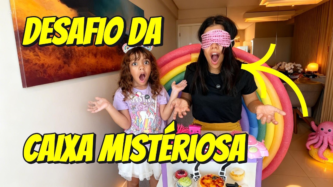 DESAFIO DA CAIXA MISTERIOSA - IRMÃ MAIS VELHA X IRMÃ MAIS NOVA
