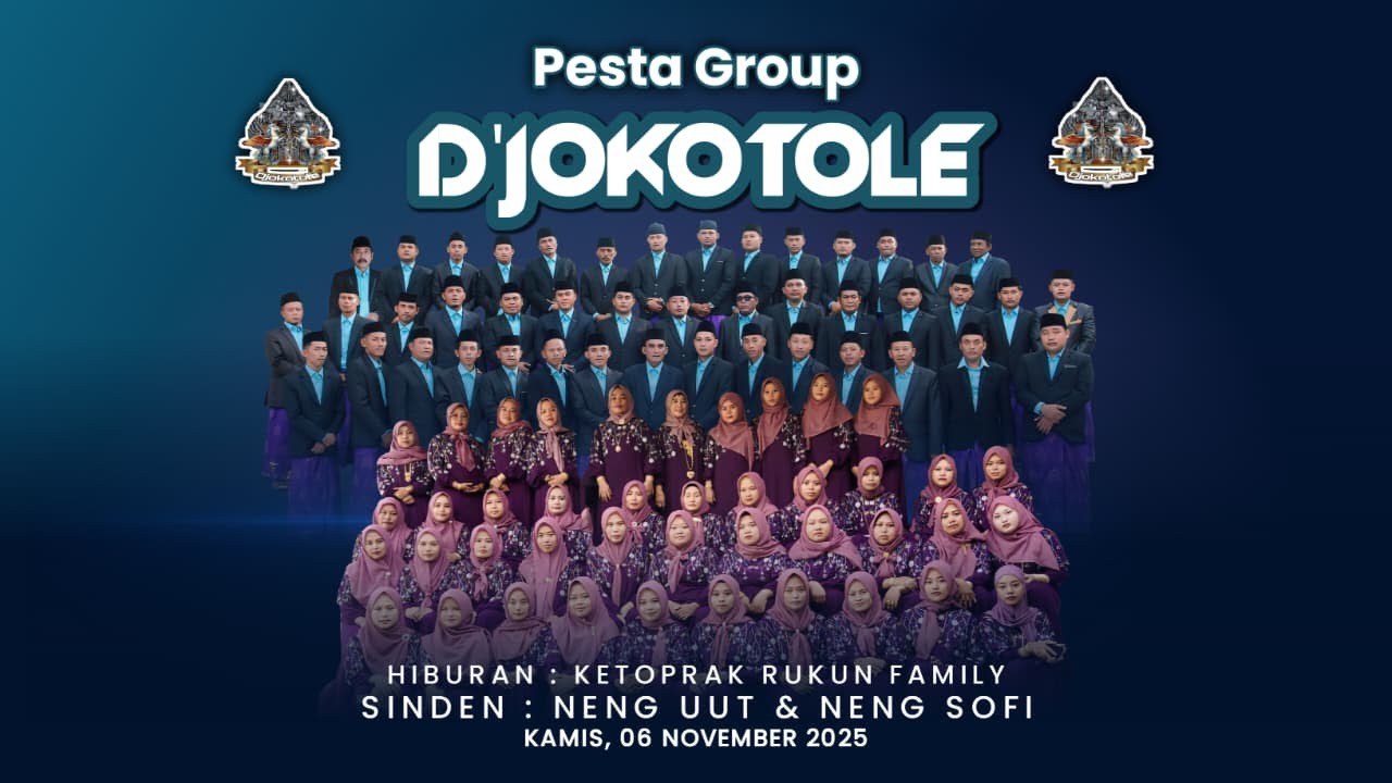 LIVE RUKUN FAMILI TAYUB PESTA GROUP D'JOKOTOLE // KAMIS, 6 NOVEMBER 2025