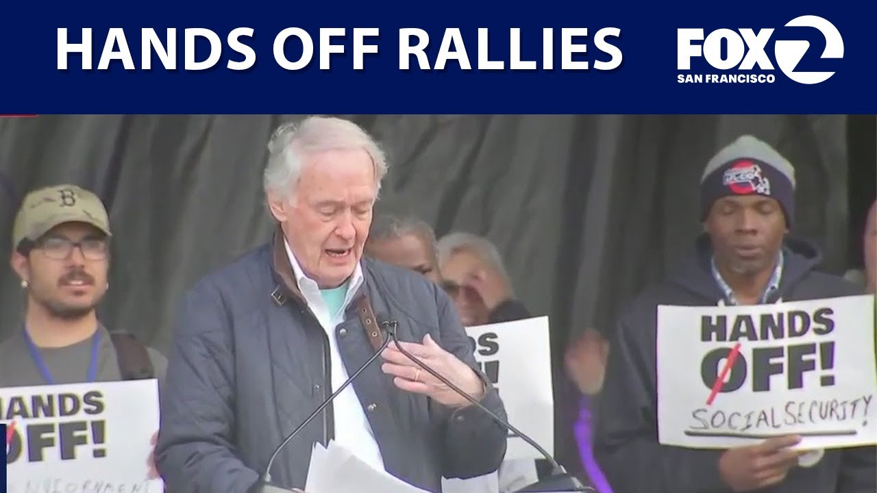 LIVE 🔴'Hands Off' rally nationwide  | KTVU