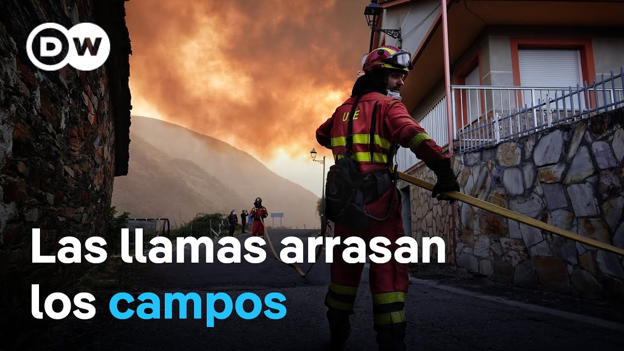 Espa&ntilde;a vive los peores incendios forestales del siglo