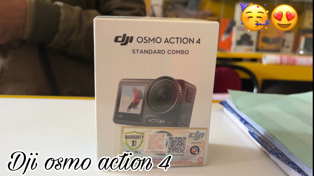 😉dji osmo action 4 and setup vlog 🥳 new camera aa Gaya bhai 🥳🥳🥳