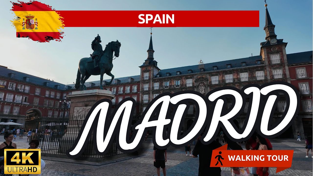 MADRID 4K Walking Tour 🇪🇸 DOWNTOWN  [4k 60fps UHD](▶️ 145 min)