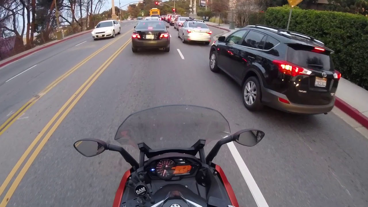 BMW C650 Sport morning