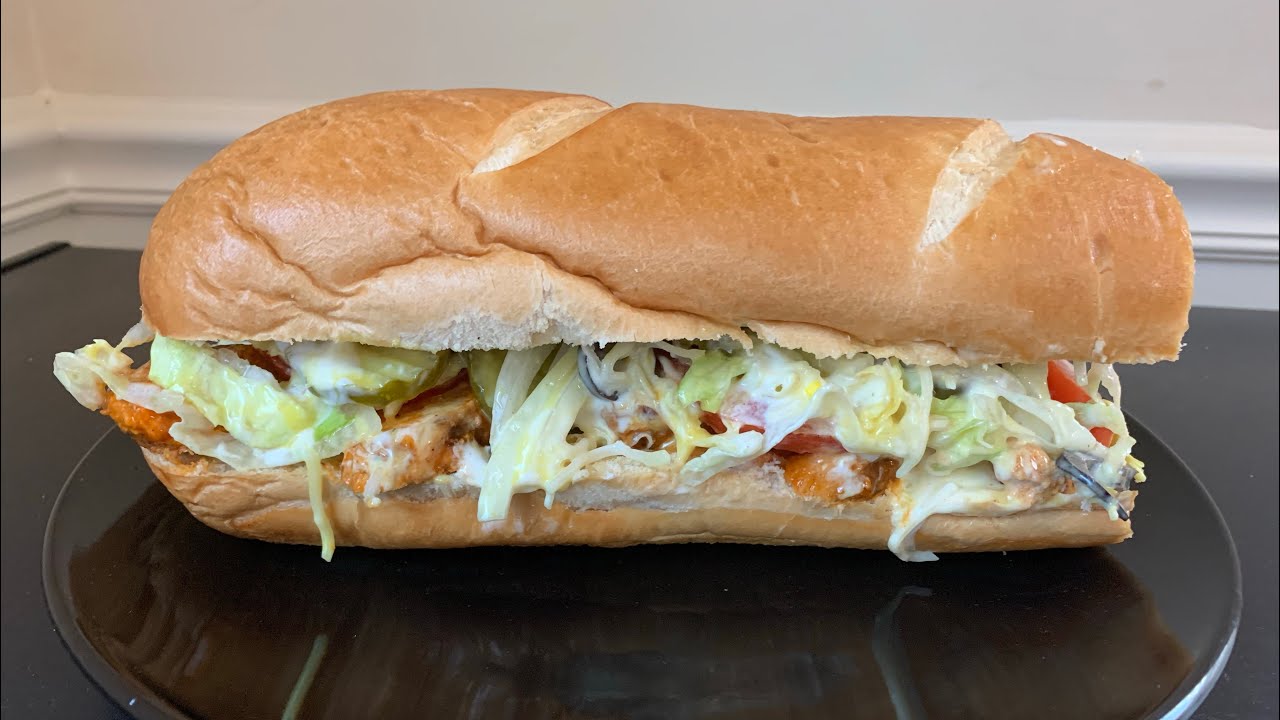 Chicken Sub Sandwich || Buffalo Chicken Sub|| Food Art&Beyond