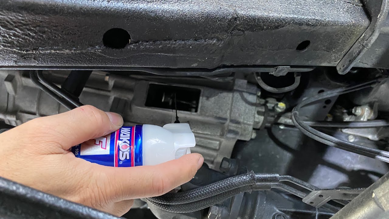 [ジムニーjb23]ミッションの入りはフッソスプレーで改善するか？