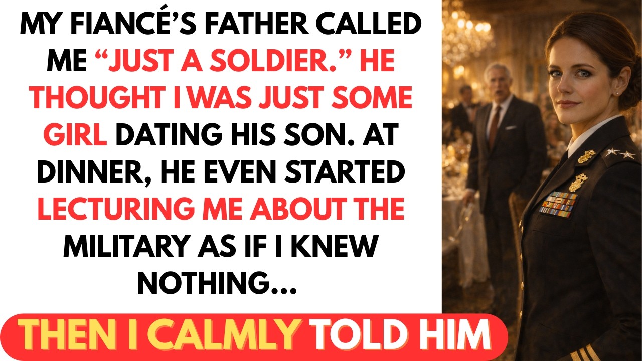 My Fiancé’s Father Called Me “Just a Soldier” — He Didn’t Know I Ran the Entire Base