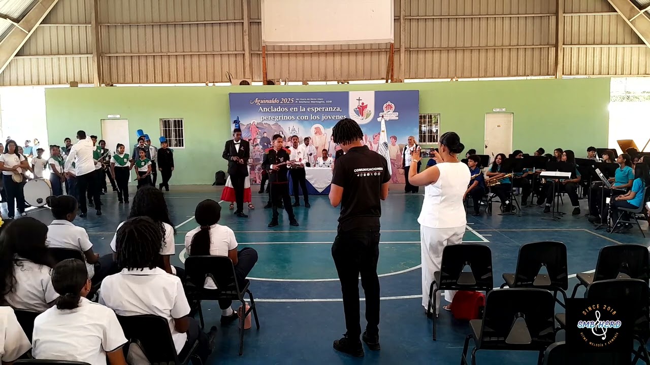 Inicio Fiesta Pátria 2025 (Quisqueya) - Hogar Escuela Rosa Duarte - Banda Escolar de Música