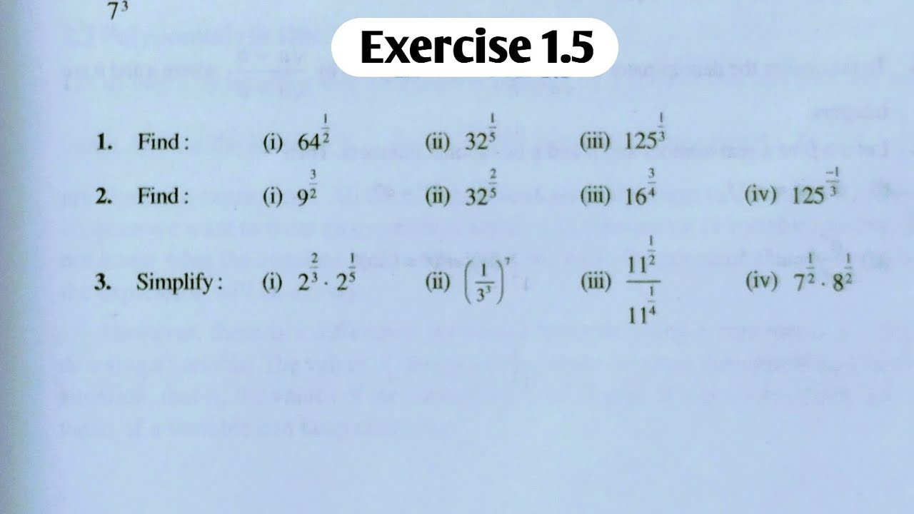 Class 9th maths l Exercise 1.5 l Chapter 1 l Number system l NCERT l Solution l cbse board 2024-2025