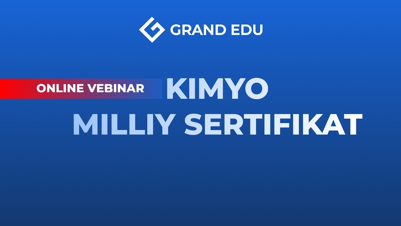 “KIMYO” Milliy Sertifikat olish uchun qancha vaqt ketadi?
