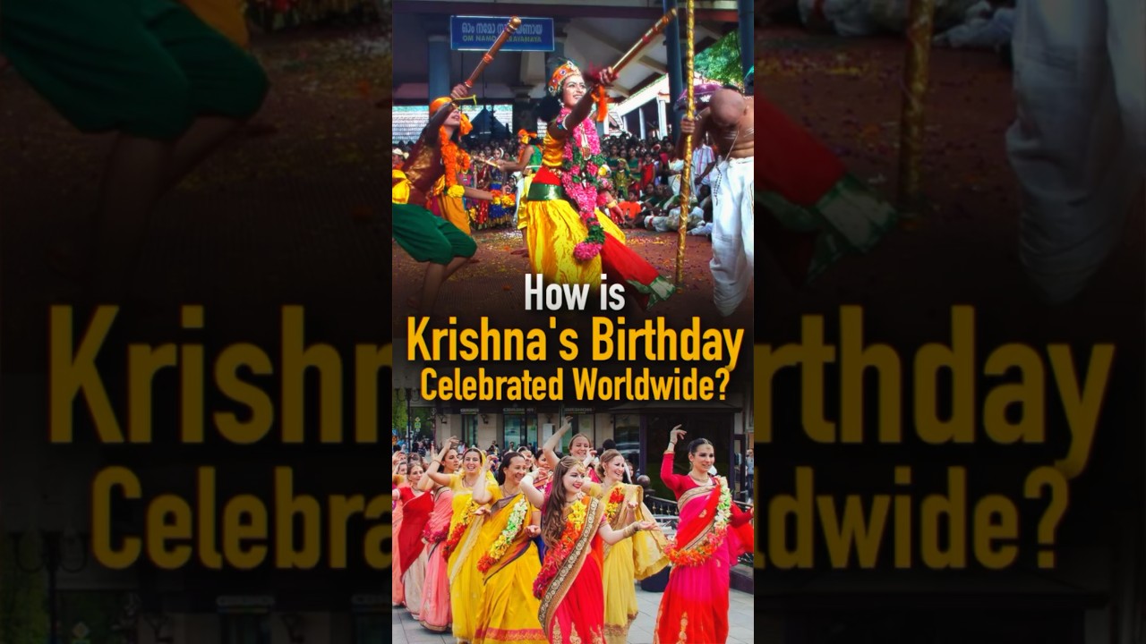 Janmashtami Celebration around the world 🤯🕉️❤️🤩🥰🚩