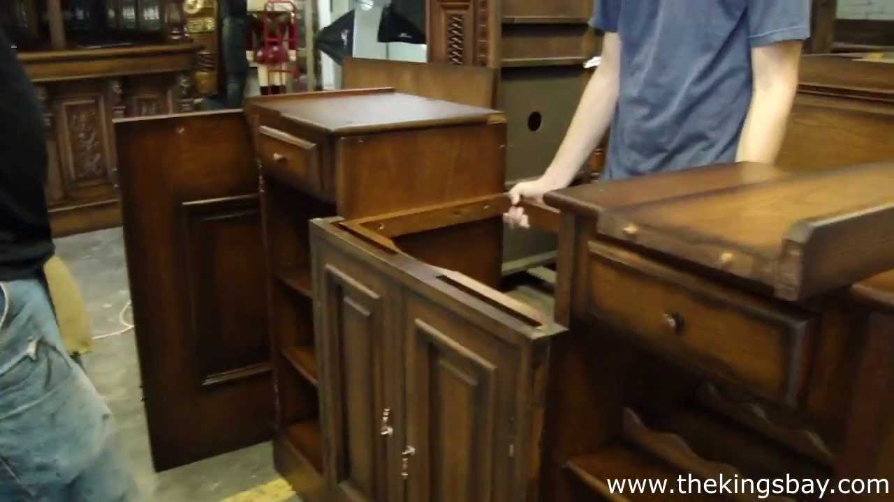 Vintage Canopy Home Pub Bar Furniture Antique Replica