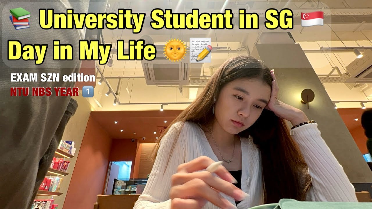 ˙⋆✮ Follow Me On A Long Day in School 🎧📓๋࣭ ⭑ | Year 1 SG NTU NBS student 2024 | Uni Diaries #2