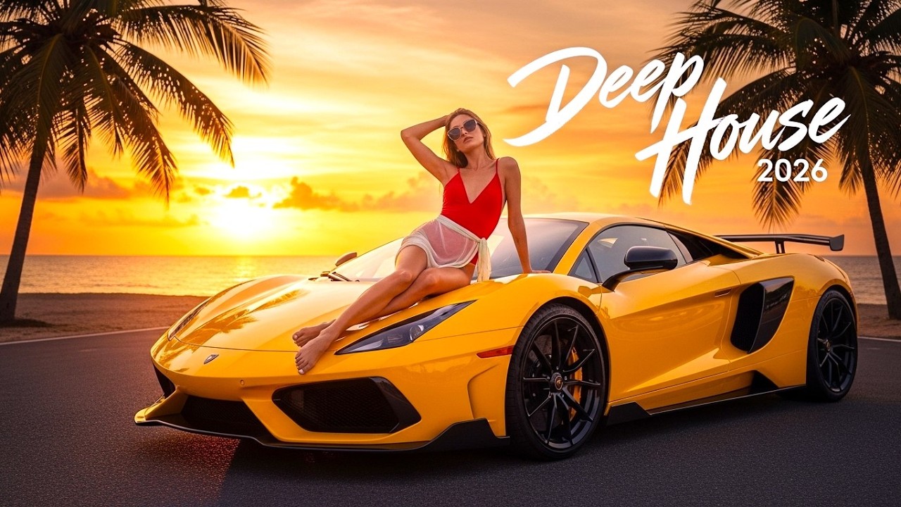 Best Tropical Deep House 2026 🌅 Supercar Paradise Drive on Mediterranean Beach