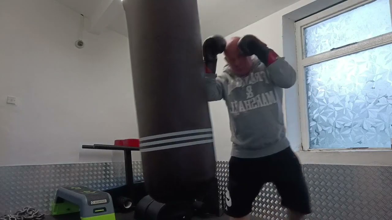 Training at Central Fitness, Accrington
