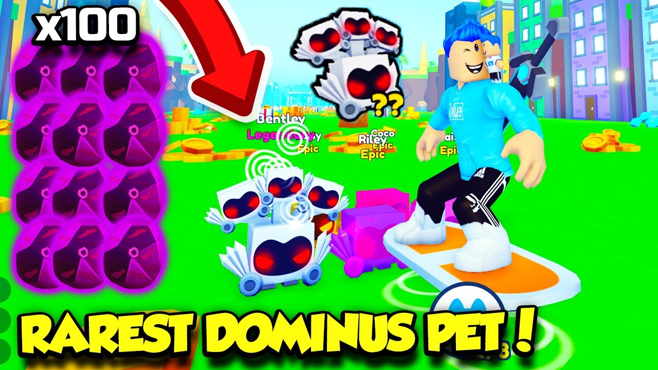 I FINALLY Hatched The RAREST DOMINUS PET In Pet Simulator X AND GOT MAX COINS!! (Roblox)