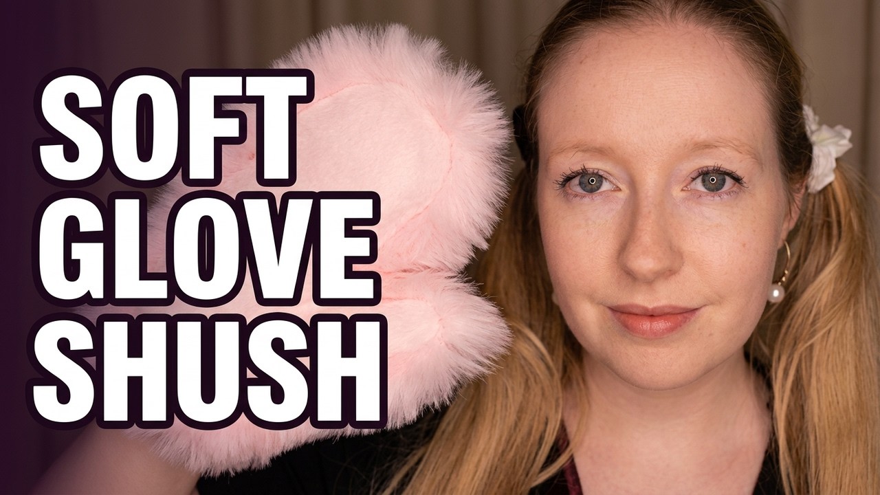 Glove sounds and Scarf masking | ASMR whisper | shushing 🤫